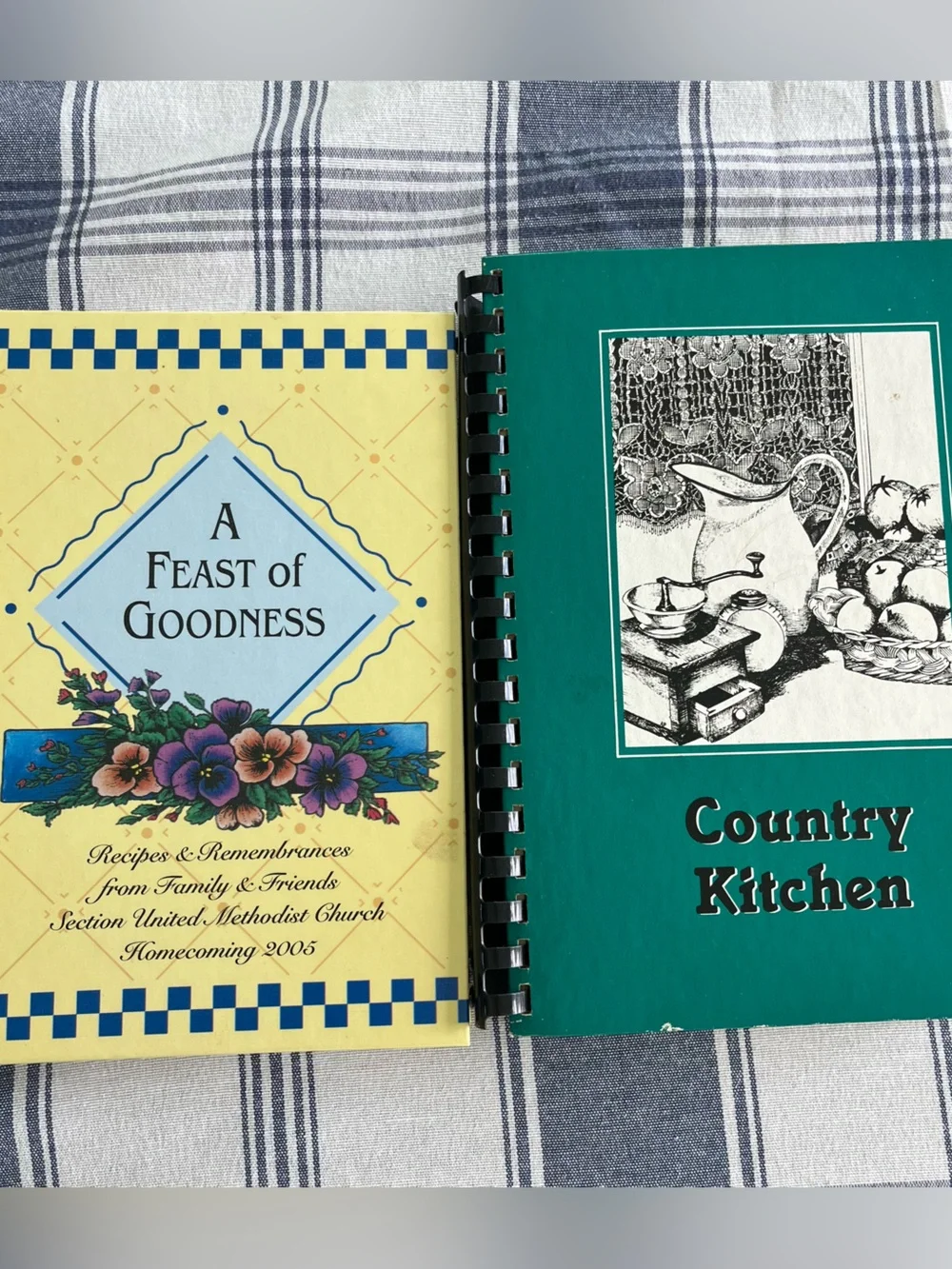 Lot of Three Vintage cookbooks